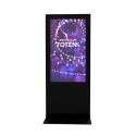 Écran Totem Slim Noir Avec 55" Samsung Écran
