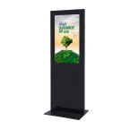 Digital Slim Totem Black With 43\" Samsung Screen and Touch Foil