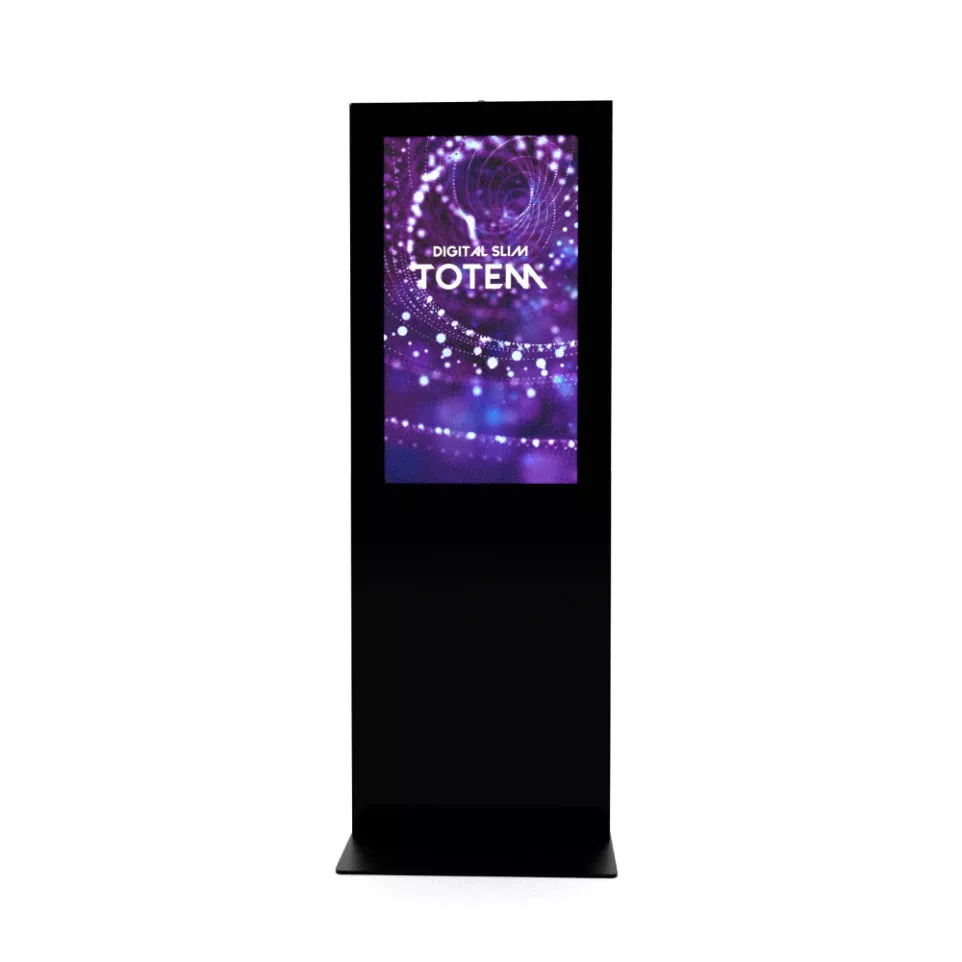 Digitale Totem Slim Zwart Met 43"...