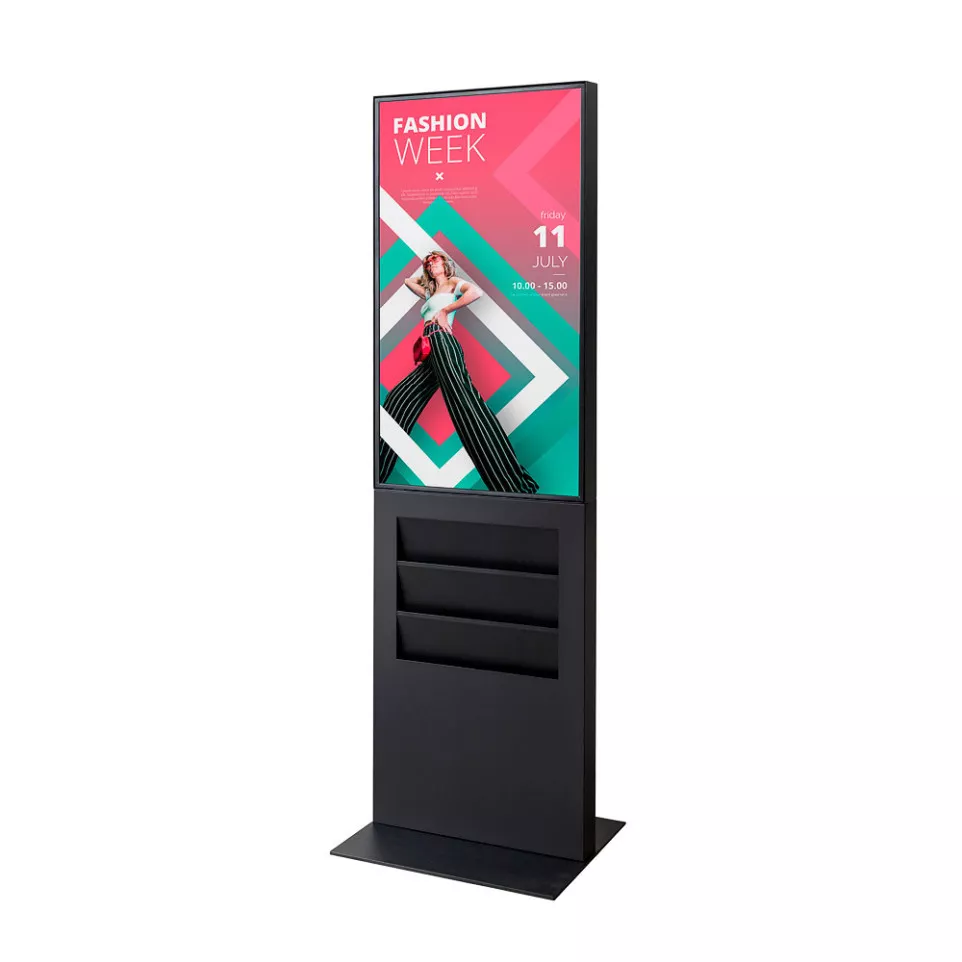 Digitale Smart Line Totem Rack 6 x A4...
