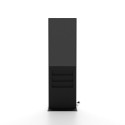 Smart Line Digital Totem Rack 6 x A4 With 43" Samsung Screen And Touchscreen Black