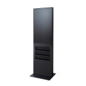 Smart Line Digital Totem Rack 6 x A4 With 43" Samsung Screen And Touchscreen Black