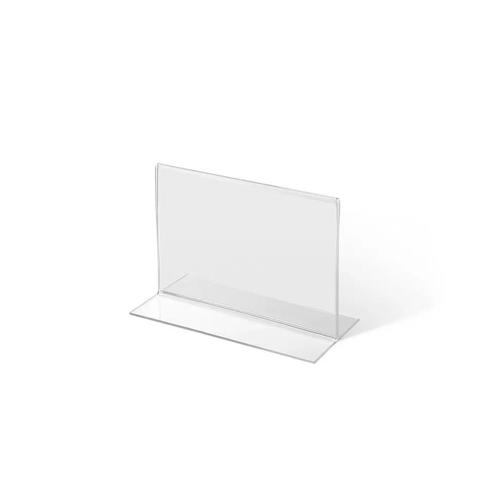 Porte-menu T-Stand Acrylique A7 Paysage