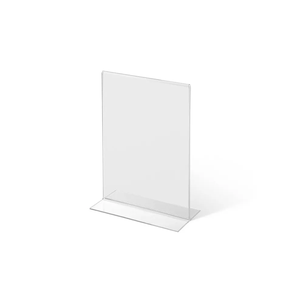 T Standaard Menuhouder Acryl A6 Staand
