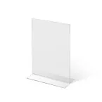 Porte-menu T-Stand Acrylique A6 Portrait