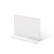T Standaard Menuhouder Acryl A6 Liggend
