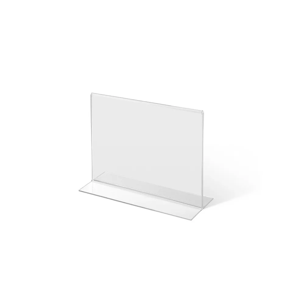 Porte-menu T-Stand Acrylique A6 Paysage