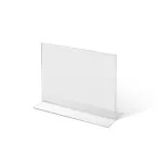 Porte-menu T-Stand Acrylique A6 Paysage
