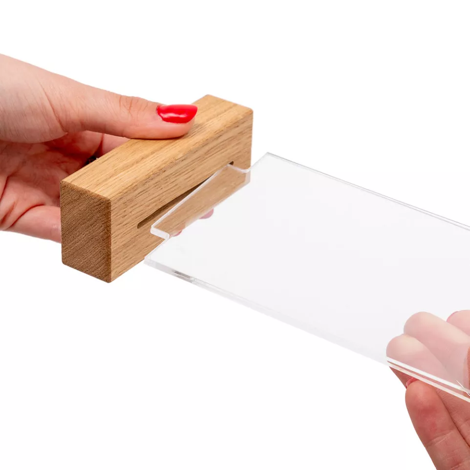 Houten Menuhouder T Tafeldisplay A6...