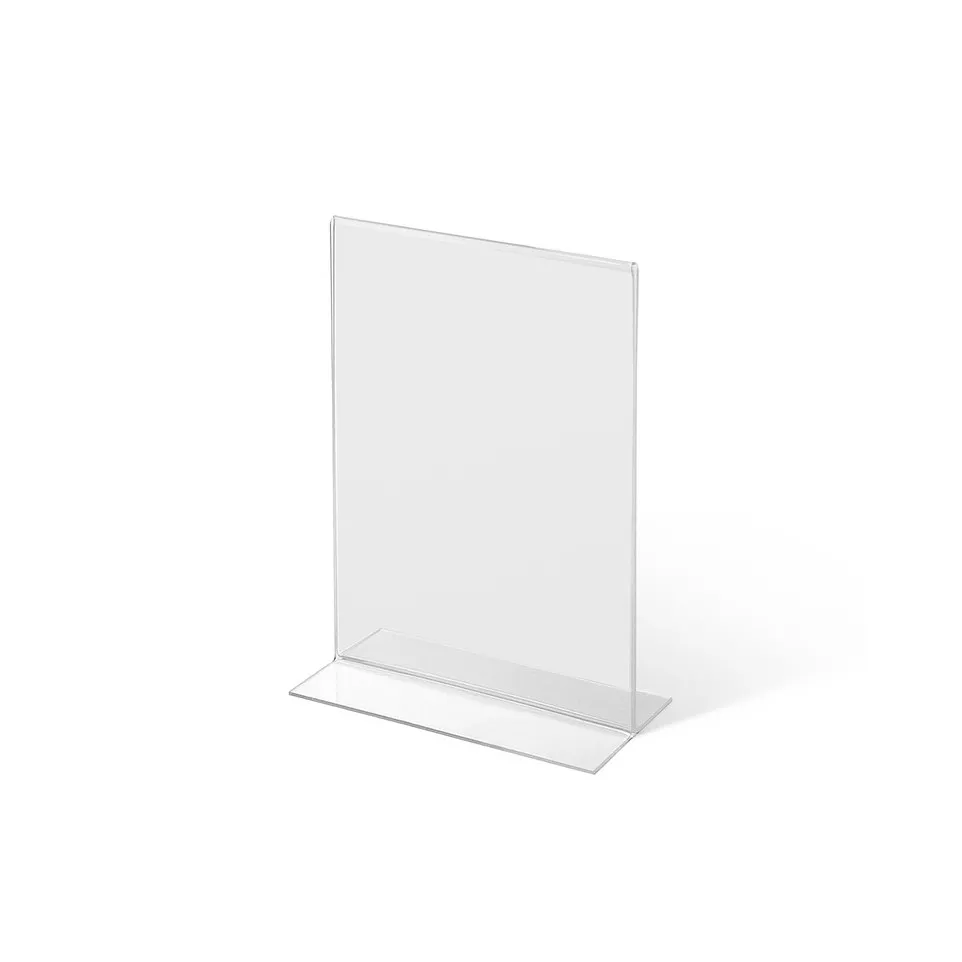 T Standaard Menuhouder Acryl A5 Staand