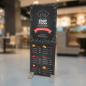 Signboard with feet