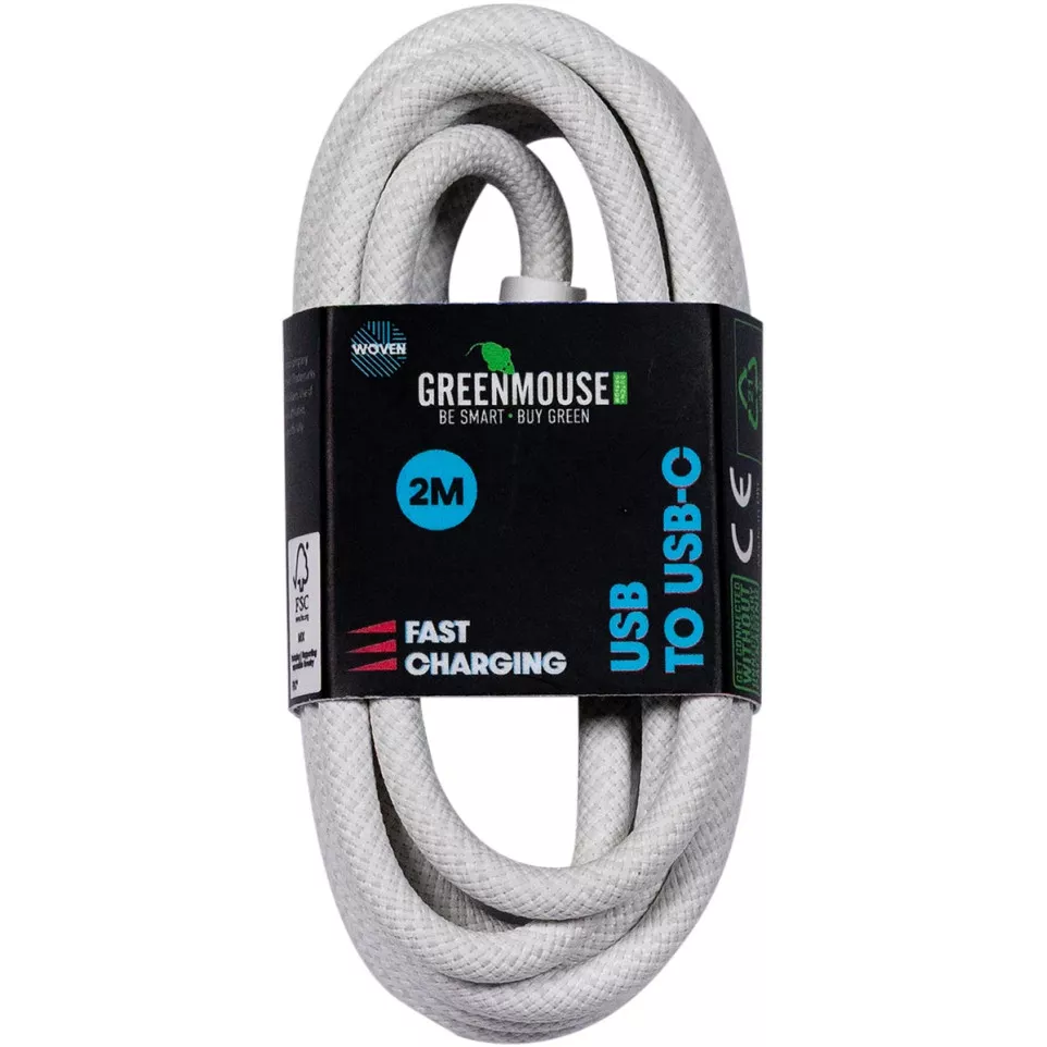 Greenmouse kabel, USB-A naar USB-C, 2...