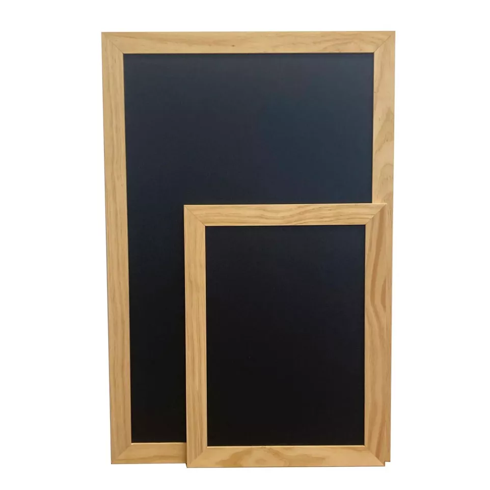 Houten wandkrijtbord 37x49cm-/ St.