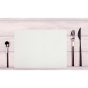 500 Tiss lack placem-ats 30x40 Wit glans/ St.