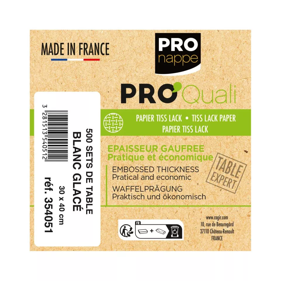 500 Placemats Paper 30x40/ Pc.