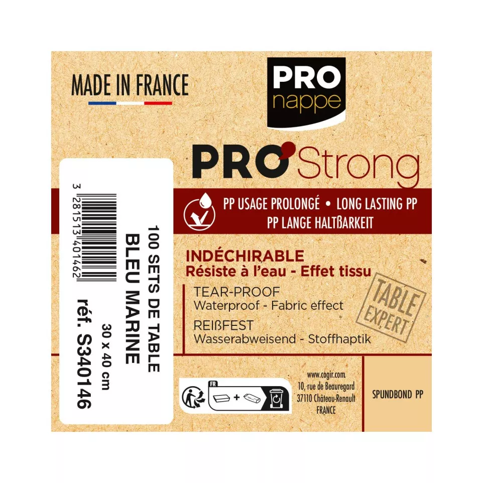 100 Spunbound Placemats 30x40/ Pc.