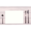 Barquette de 100 sets de table spundbond, unis - Format 30x40cm/ Pce