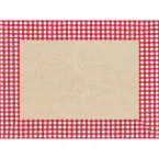 400 Pap.placemats 30-x40\"Vichy linnen\"/ St.