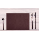 500 Tiss lack placem-ats 30x40 Chocolade/ St.