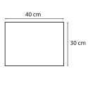 500 Tiss lack placemats 30x40 Rood-/ St.