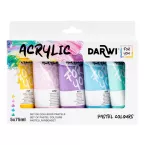 DFY Set of acrylic p-astels - 5 x 75ml/ Pc.