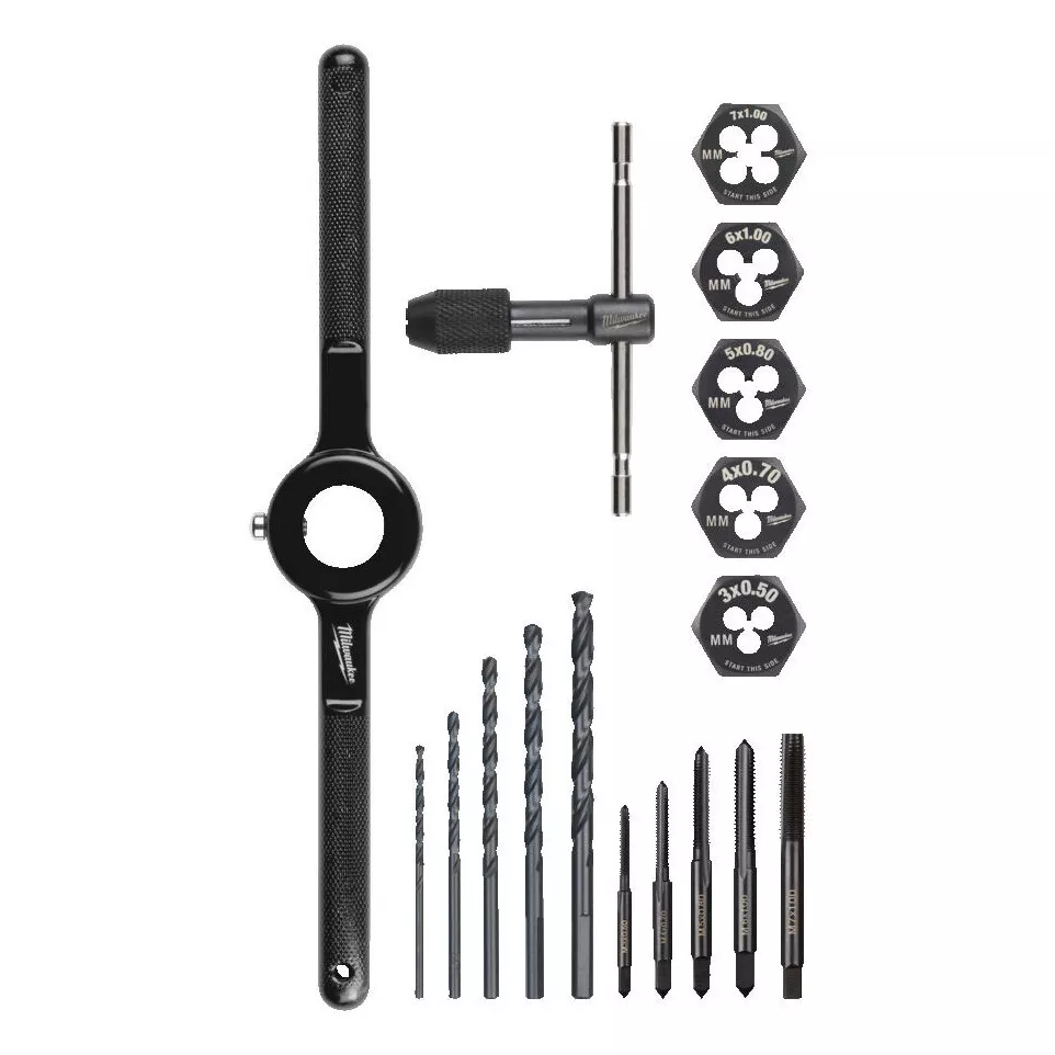 Coffret tarauds filières Milwaukee 17...