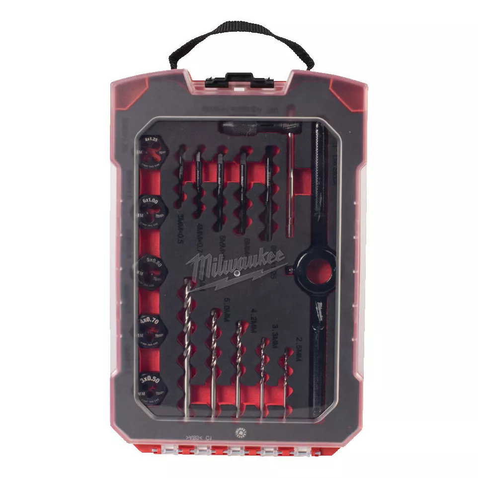 Coffret tarauds filières Milwaukee 17...