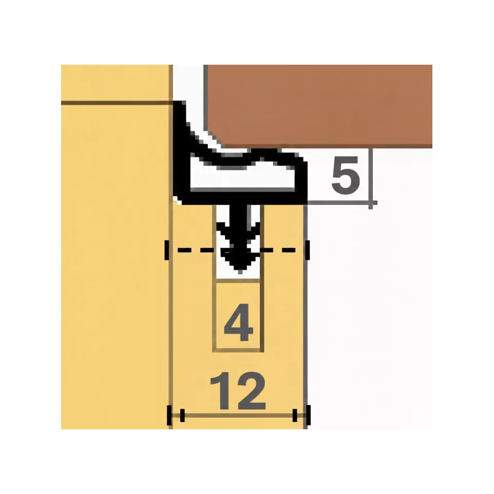 Interior Door Seal L3002 Transparent...