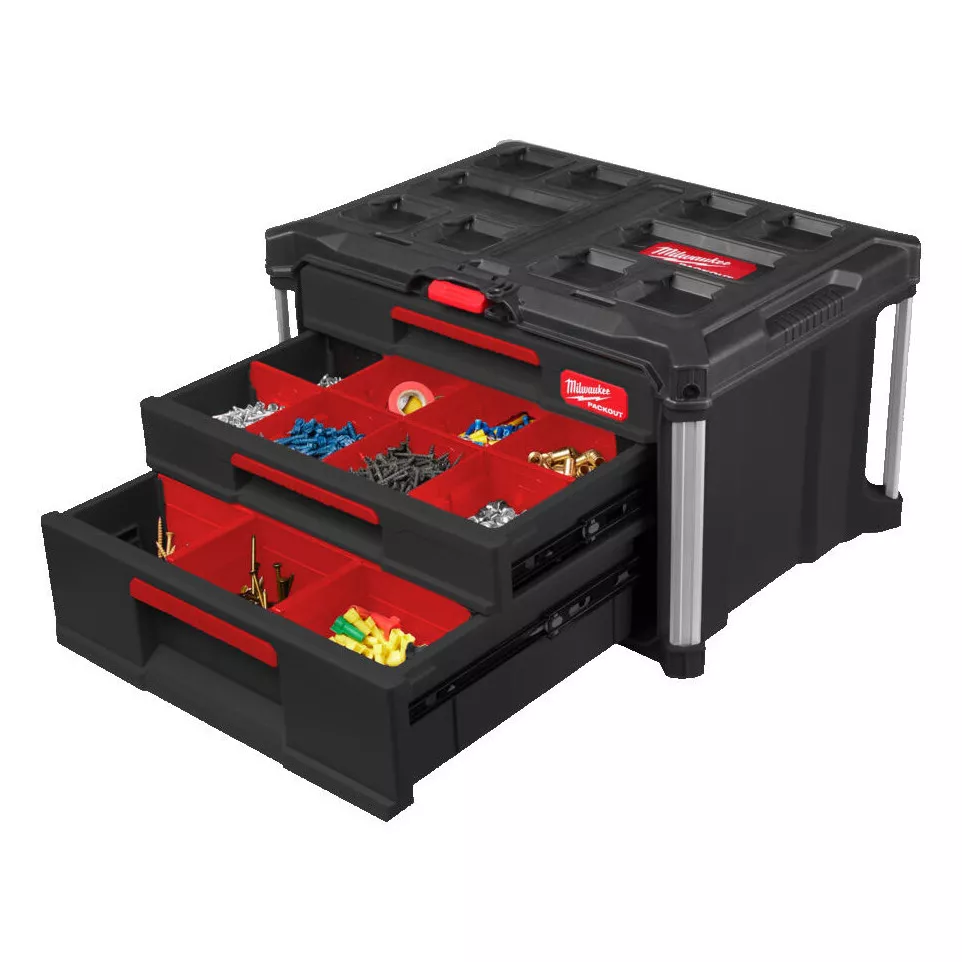 Milwaukee Packout 2 + 1 Drawer Box / pce