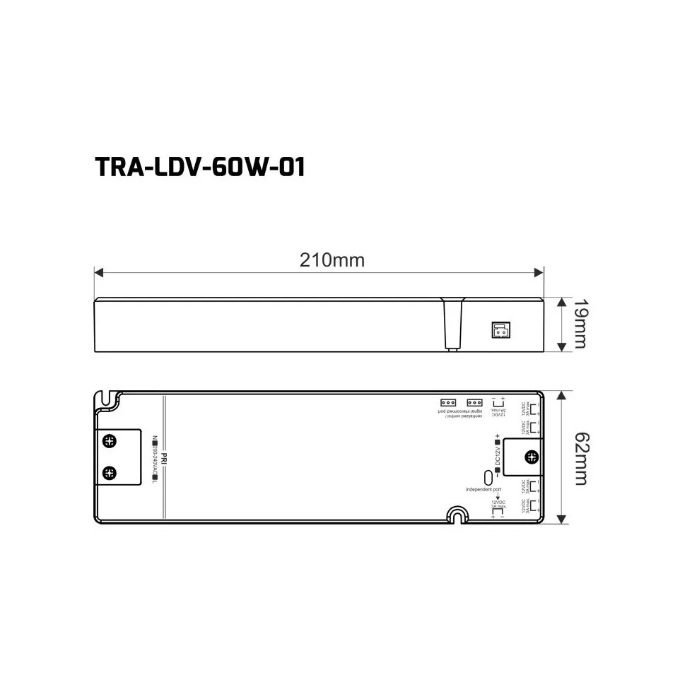 Driver SMART 60W 24V DC sans câble...