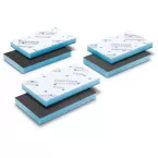 Set of 10 Festool Granat Profile Abrasive Sheets 80 x 133 mm / pc