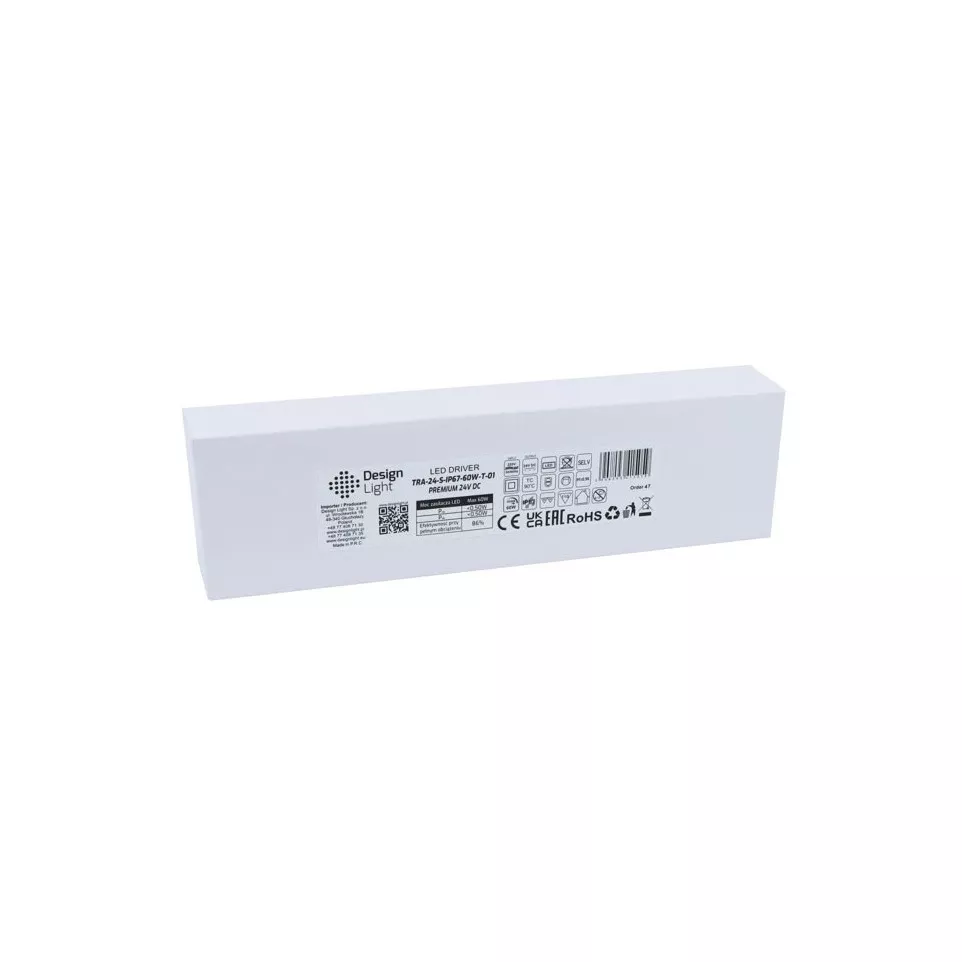 Driver LED Slim Power supply 24V DC...