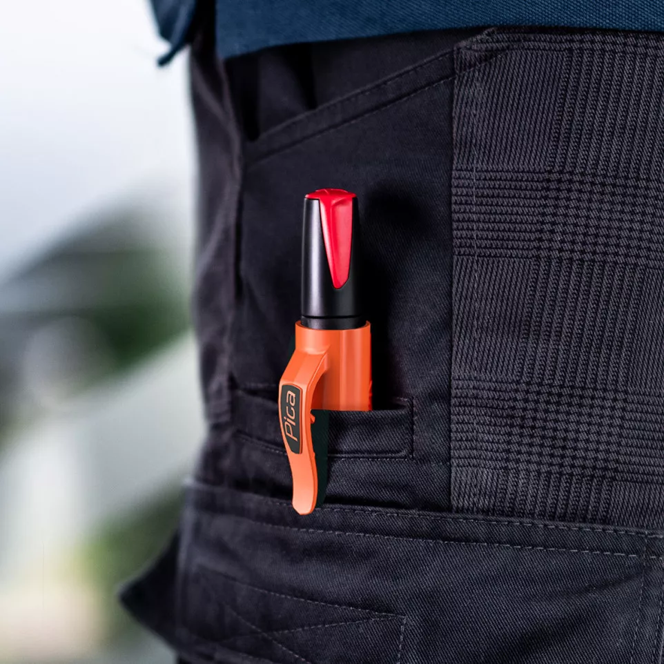 Marqueur permanent Pica Visor  Rouge...