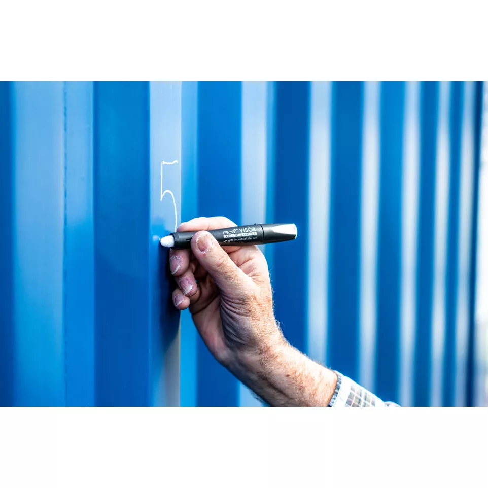 Marqueur permanent Pica Visor  Bleu /...