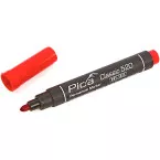 Permanent marker Pica classic 1-4mm ronde punt Rood / pce