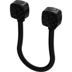 Passe-câble - diam interne 13mm - applique - Finition - Noir / pce