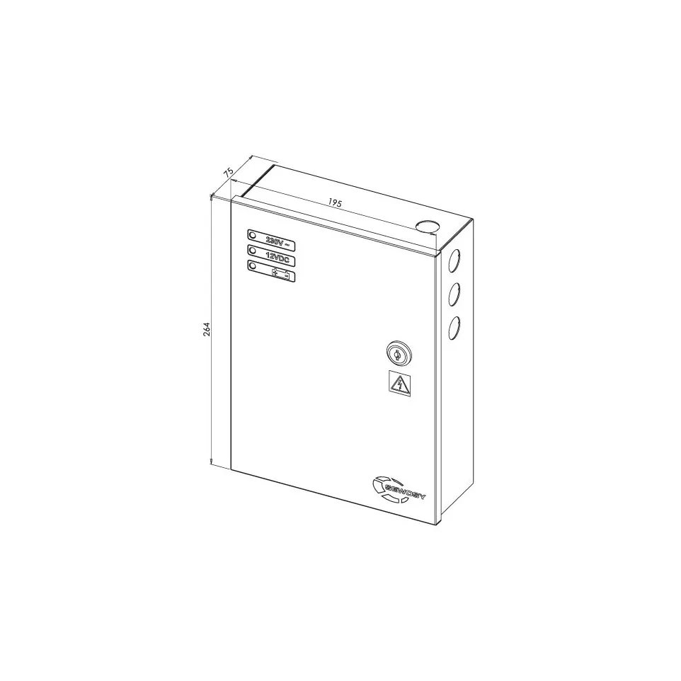 Alimentation secourue 12VDC 5A  SANS...