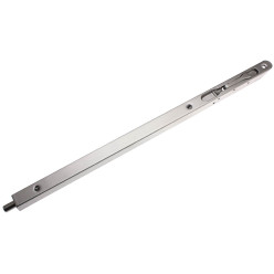 Verrou à bascule encastré  20/16,5/450 mm, inox brossé mat / pce