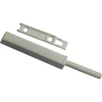 Push to open à appliquer linéaire blanc, course 40mm pour charnières Pivot-Star, Stylish et Pivot-Pro avec amortisseur et fermet