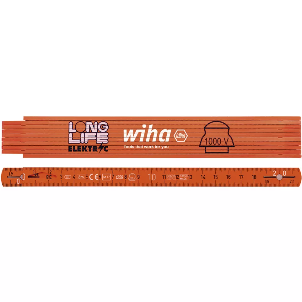 Mètre pliant Wiha pour électricien...