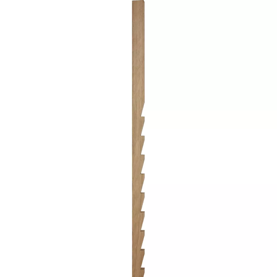 Crémaillère chêne naturel 1er choix...