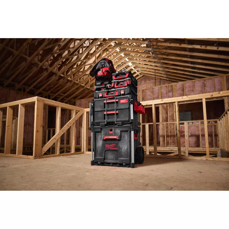 Milwaukee Packout trolley met lade / pce