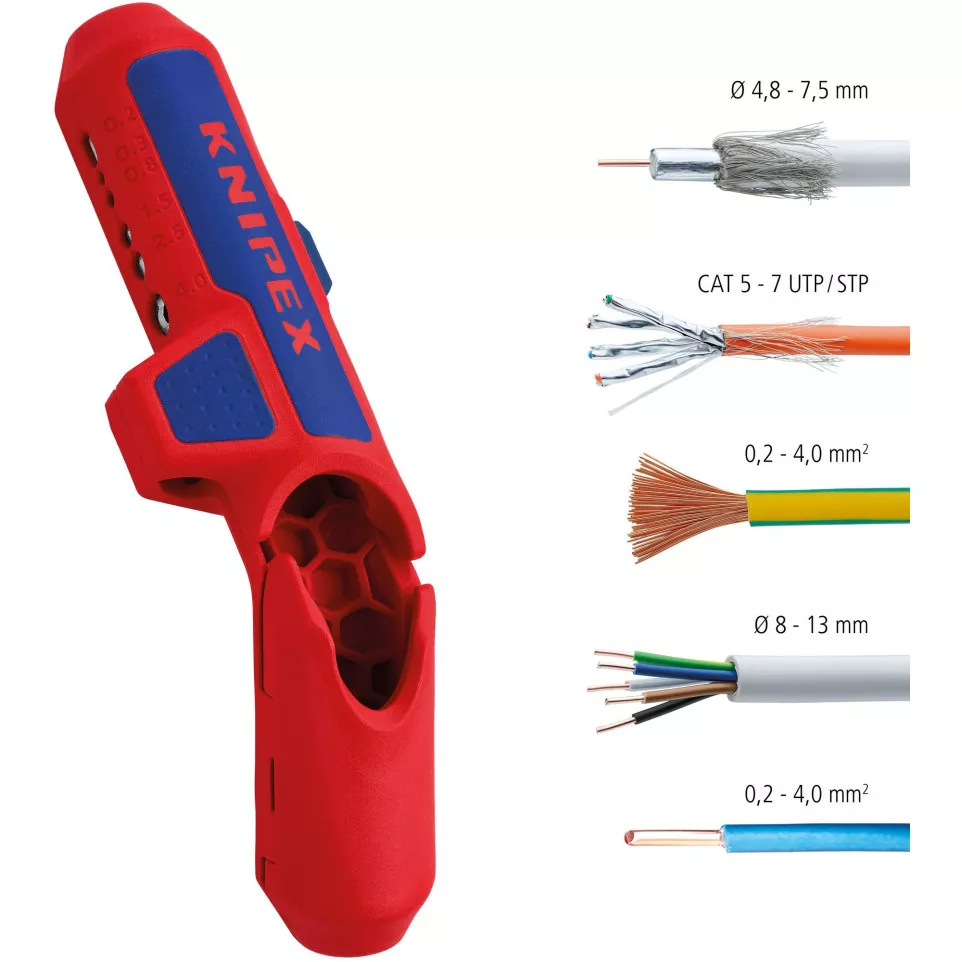 KNIPEX ErgoStrip Universal Stripping...