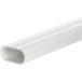 Ovale kledingstang 30x15x1,1mm geanodiseerd aluminium / 2.9m