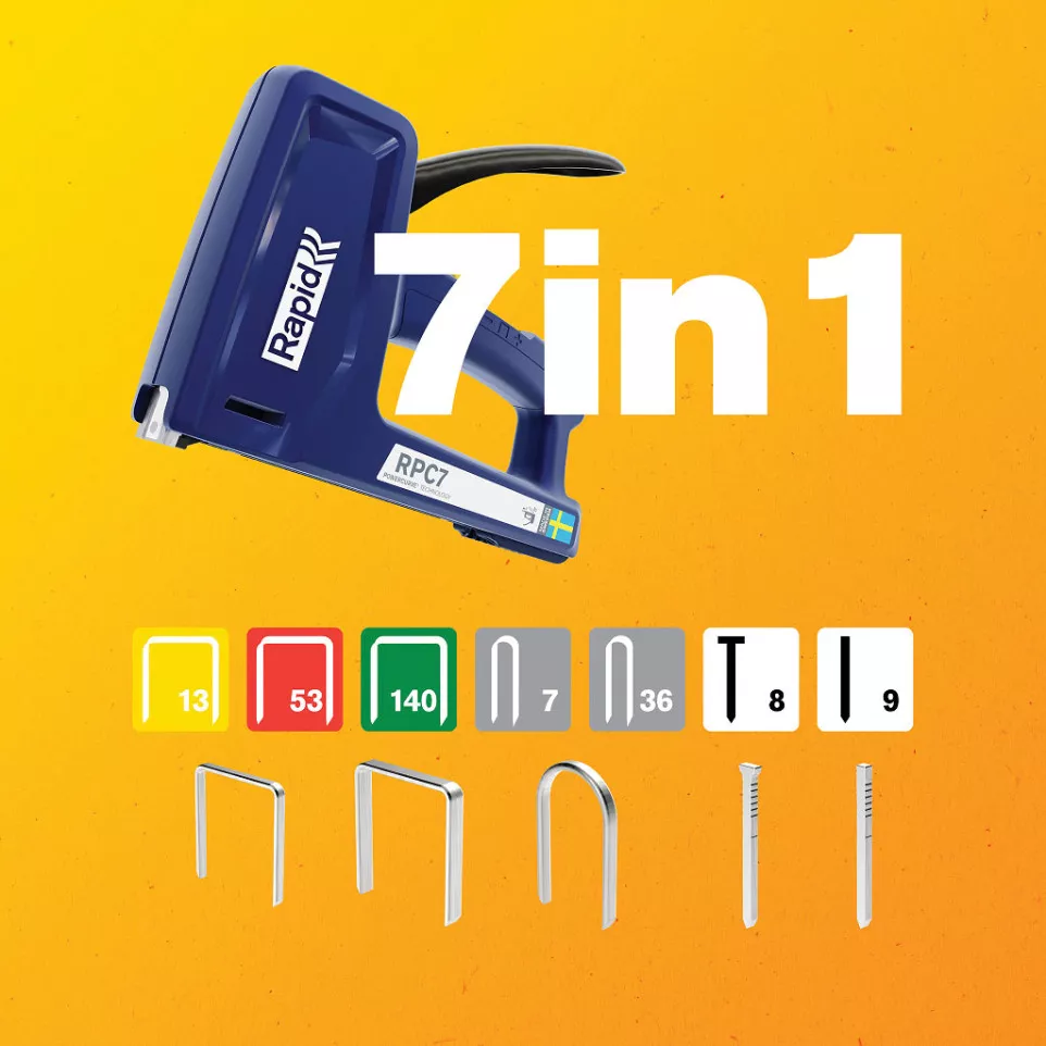 Agrafeuse Rapid sans effort 7 en 1 -...