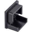 DEOLINE Architectural LED Profile P-W-Z Black PVC End Cap per piece