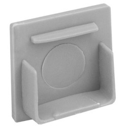 Embout profile Led Deoline et Cerlinel P-K-W-Z fermé PVCgris / pce