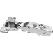 Pivot-Star 95 Degree Nickel Plated Screw-On Hinge with Soft Close and Self Closing for Overlay Doors up to 35mm