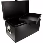 Coffre de chantier 50L en tôle 550x300x300 mm / pce