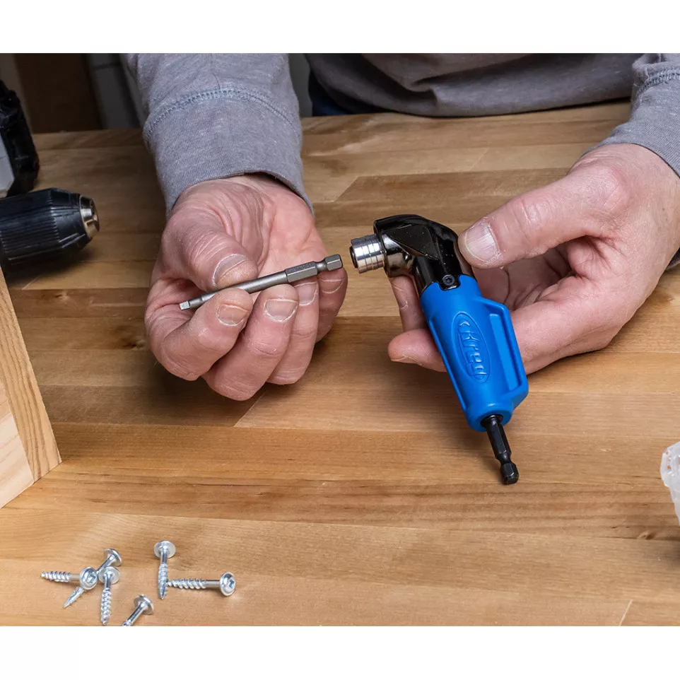 Renvoi d'angle pour visseuse Kreg...